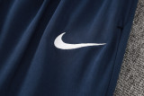 2024 NK Royal Blue Half Pull Tracksuit #05(半拉链)(白色领)