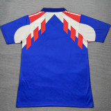 1990-1991 France Home Retro Soccer Jersey
