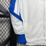 24-25 Brazil White Windbreaker (蓝边)