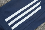2024 AD Navy blue Half Pull Tracksuit (半拉链)