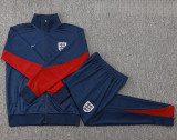 24-25 England Royal blue Jacket Tracksuit #A735