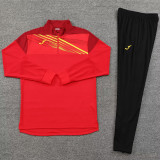 2024 JOM Red Half Pull Tracksuit #810(半拉链)