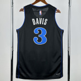 23-24 Dallas Mavericks DAVIS #3 Black City Edition Top Quality Hot Pressing NBA Jersey(V领)