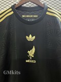 25-26 Mexico Gold Cup Black Long Sleeve Soccer Jersey (长袖)