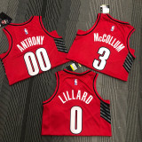 Trail Blazers ANTHONY #00 Trapeze Edition Top Quality Hot Pressing NBA Jersey