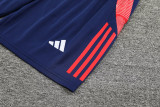 2024 AD Royal blue Tank top and shorts suit