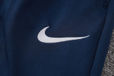 24-25 England Royal blue Half Pull Tracksuit (半拉链)