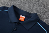 25-26 Man City Royal blue Polo Tracksuit