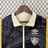 24-25 Fluminense khaki & Black Double Sided Windbreaker (双面风衣)