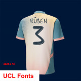24-25 Man City Fourth Kids Soccer Jersey
