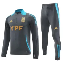 24-25 Argentina Grey Half Pull Tracksuit (半拉链)