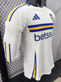 24-25 Boca Juniors Away Long Sleeve Player Version Soccer Jersey (长袖球员)