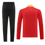 2024 AD Red Half Pull Tracksuit #AB07 (半拉链)