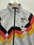 1990 Germany White & Black Retro Double Sided Windbreaker (双面风衣)
