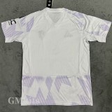 25-26 Man Utd White Purple Fans Soccer Jersey