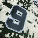 2013-14 SA Spurs PARKER #9 Green CamouflageTop Quality Hot Pressing NBA Jersey (迷彩）