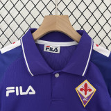 1998-1999 Fiorentina Home Kids Retro Soccer Jersey