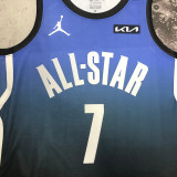 2023 ALL STAR BROWN #7 Blue Top Quality Hot Pressing NBA Jersey (全明星)