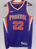 22-23 SUNS AYTON #22 Purple Top Quality Hot Pressing NBA Jersey