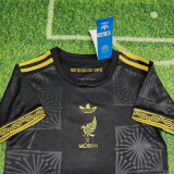 25-26 Mexico Gold Cup Black Kids Soccer Jersey