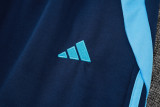 24-25 ARS Royal blue Hoodie Half Pull Tracksuit #F607半拉连帽