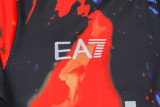 2024 Napoli Red Black Half Pull Tracksuit (半拉链)