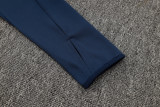 24-25 Nottingham Forest Royal blue Kids Half Pull Tracksuit (童装)(半拉链)
