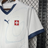 24-25 Switzerland Away Fans Soccer Jersey