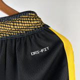 23-24 WARRIORS Black City Edition Top Quality NBA Pants