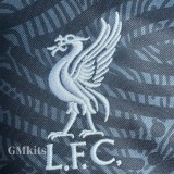 2020-2021 LIV Black Goalkeeper Retro Soccer Jersey