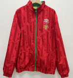 24-25 Man Utd Green Yellow Double Sided Windbreaker (双面风衣)