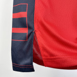 24-25 Clippers GEORGE #13 Red Top Quality Hot Pressing NBA Jersey (Trapeze Edition) 飞人版