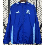 2024 Argentina Blue & White Double Sided Windbreaker (双面风衣)