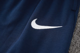 24-25 CHE Royal blue Hoodie Half Pull Tracksuit #F552半拉连帽