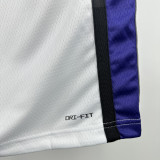 23-24 Kings SABONIS #11 White Top Quality Hot Pressing NBA Jersey