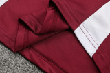 24-25 Bayern Deep Red Kids Half Pull Tracksuit (童装)(半拉链)