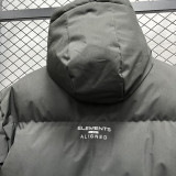 24-25 MF6 LN Black Hooded Cotton Coat #棉衣