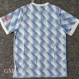 2021-2022 Man Utd Away Fans Soccer Jersey
