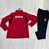 24-25 Cordoba Red Half Pull Tracksuit (Pants Have Pocket)(半拉链)