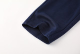 24-25 Marseille Royal blue Hoodie Jacket Tracksuit #01