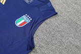24-25 Italy Royal blue Tank top and shorts suit