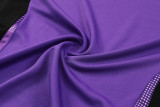 24-25 Germany Purple Kids Half Pull Tracksuit (童装)(半拉链)