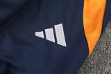 24-25 JUV Royal blue Kids Half Pull Tracksuit (童装)(半拉链)