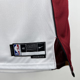 22-23 HEAT JAQUEZ JR. #11 White Top Quality Hot Pressing NBA Jersey (V领）