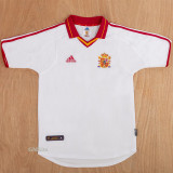 2000 Spain Away Retro Soccer Jersey