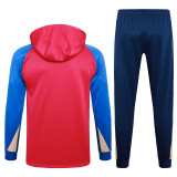 24-25 BAR Red Hoodie Half Pull Tracksuit #F555半拉连帽