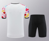 24-25 Man Utd White Training Short Suit