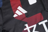 24-25 Man Utd Blue red Half Pull Tracksuit (半拉链)