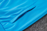 24-25 Brazil Lake blue Hoodie Jacket Tracksuit #F560