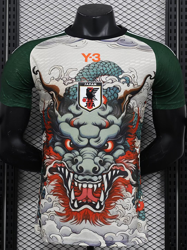 24-25 Japan Green Special Edition Player Version Soccer Jersey Y3粉绿